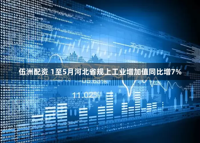 伍洲配资 1至5月河北省规上工业增加值同比增7%